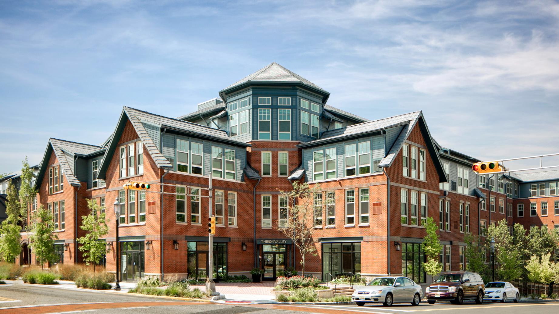 Exterior view of the building façade