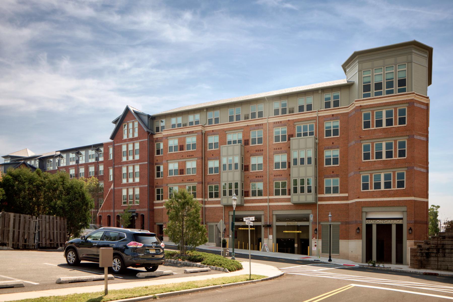 Parking area beside Third & Valley