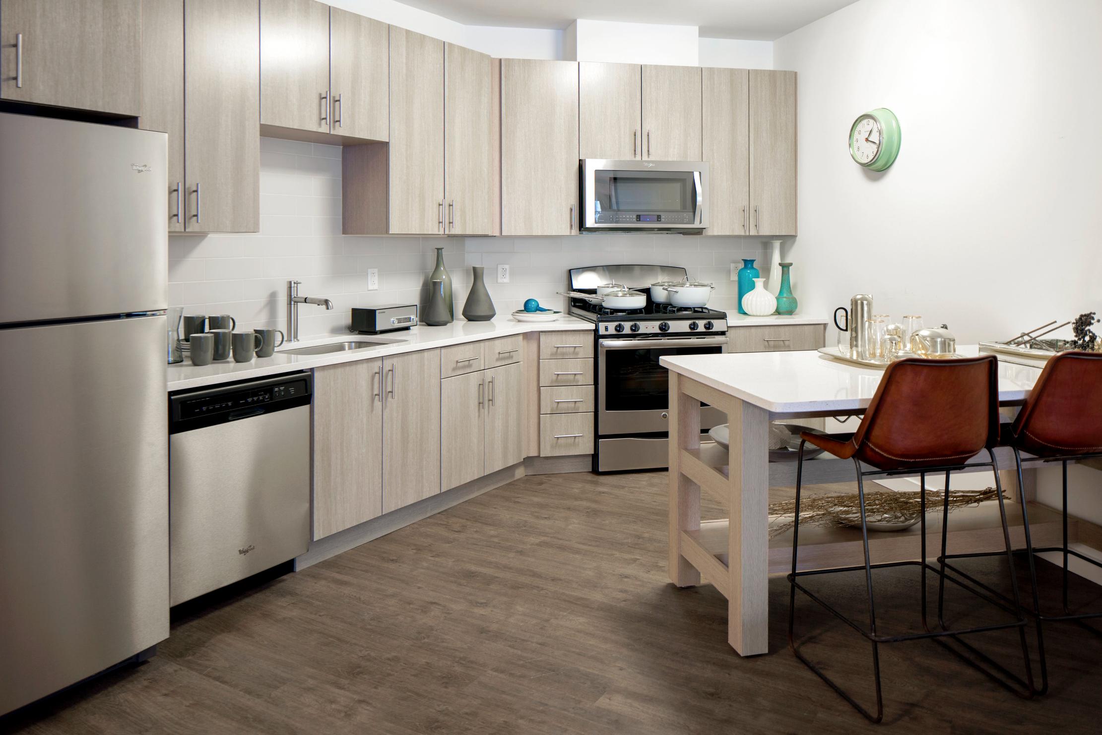 Second kitchen with full modern appliances and sink
