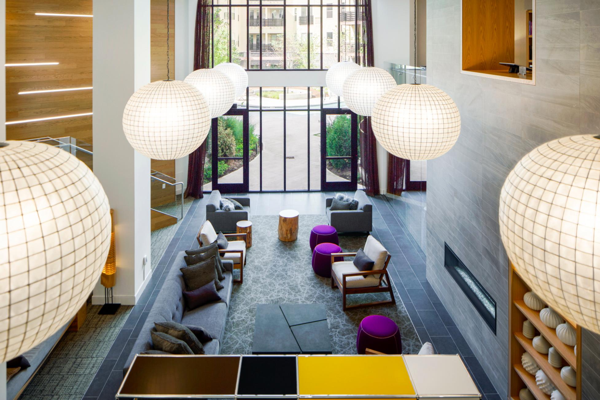 Stunning and spacious lobby area